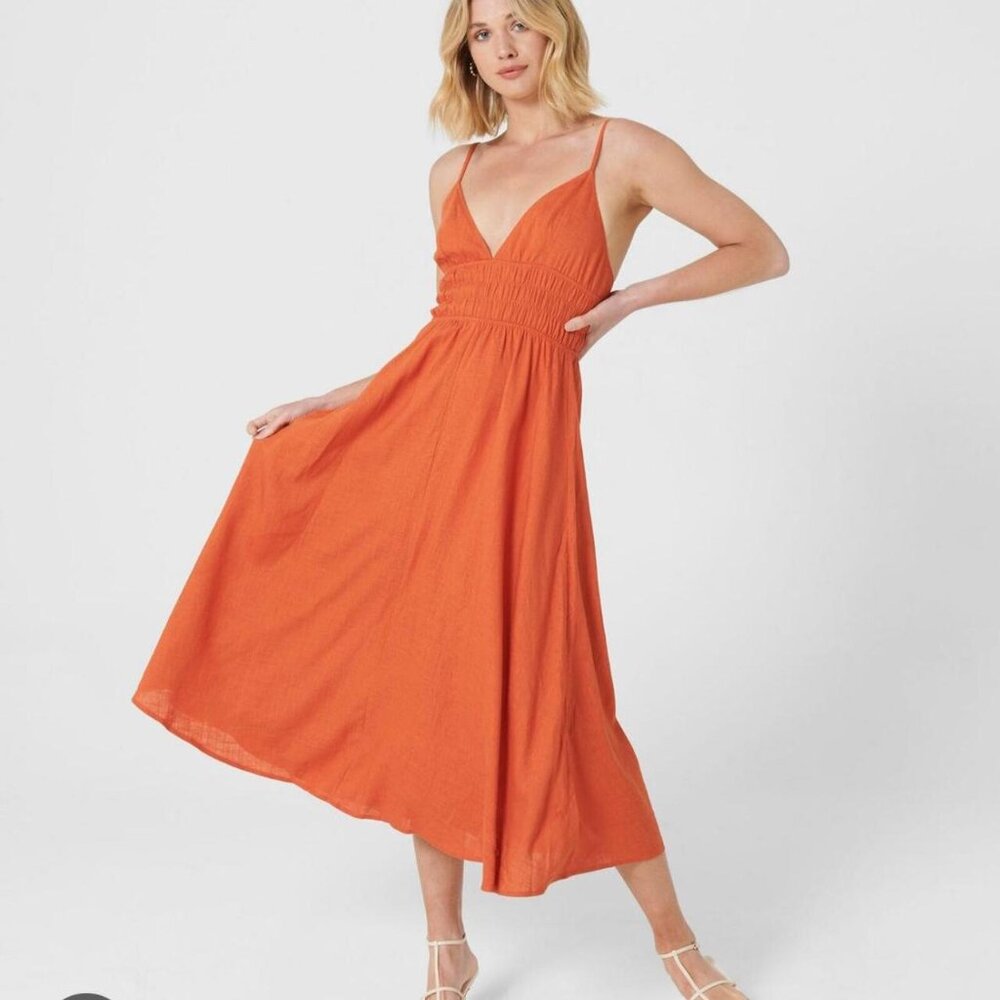 Orange dress MVN THE LABEL
